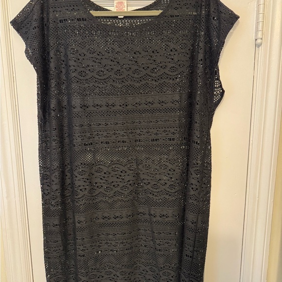 Merona Black Lace Dress - Picture 1 of 5